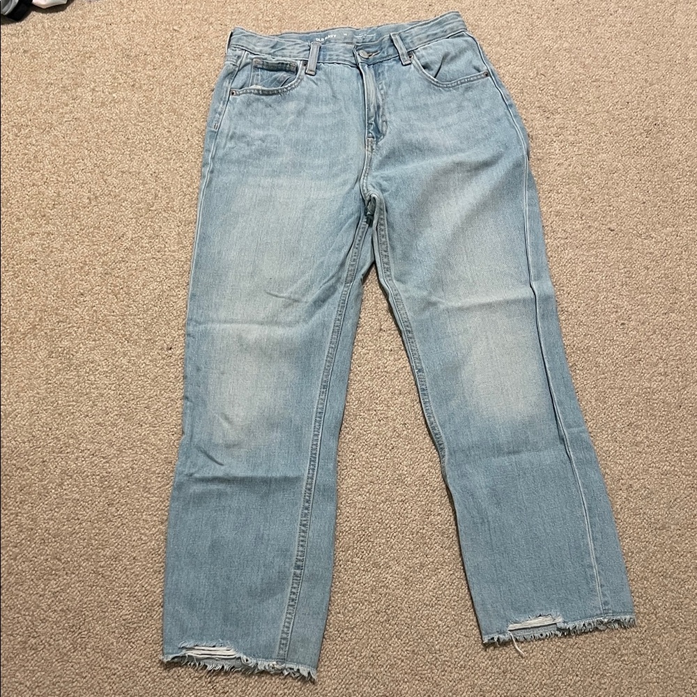 Slouchy straight old navy jeans for girls